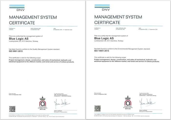 iso 9001%2c 14001 certificates