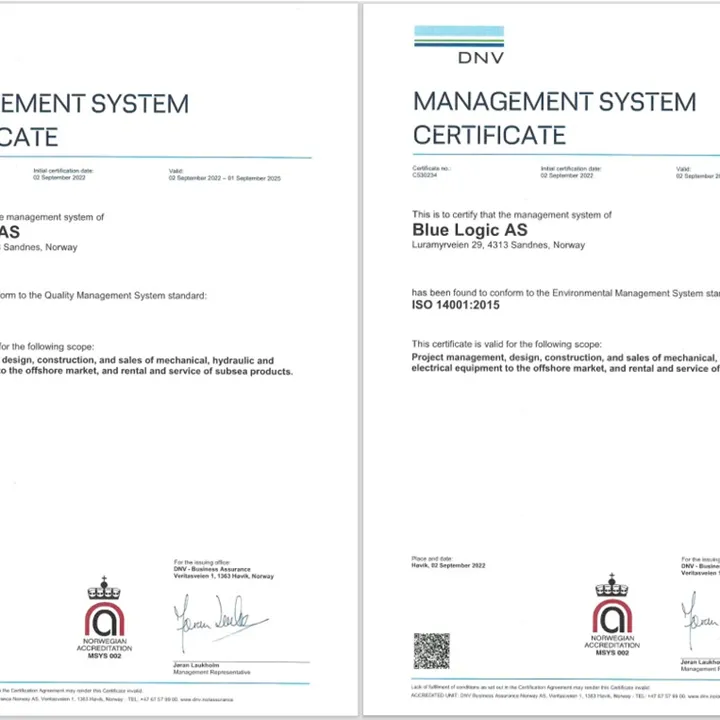 iso 9001%2c 14001 certificates